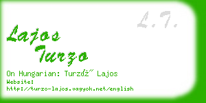 lajos turzo business card